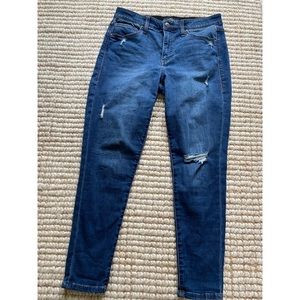 Lularoe Denim Dark Distressed Jeans Size 30